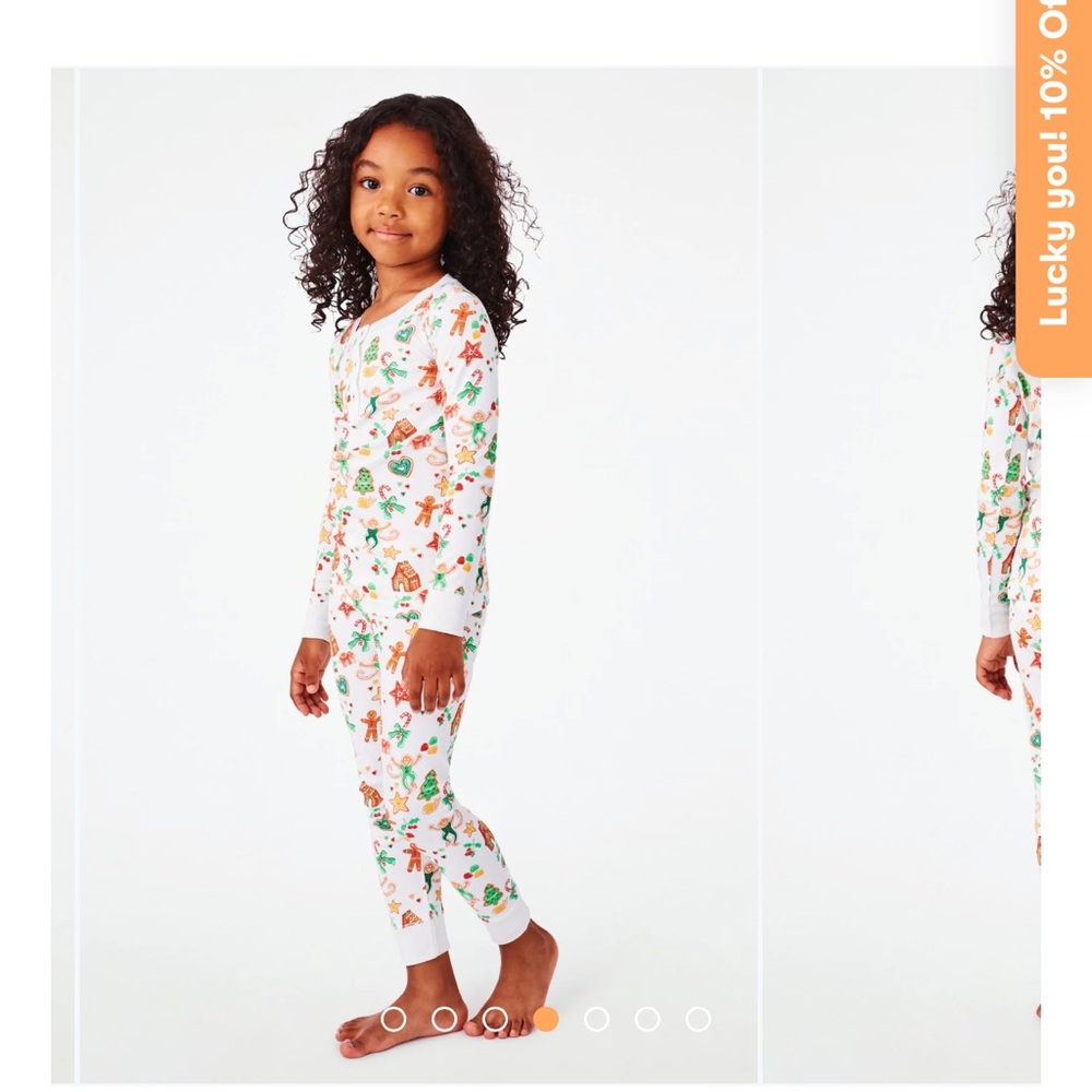 Roller Rabbit Kids Gingerbread Party Pajamas